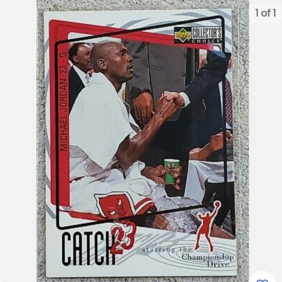 Vintage 97 Michael Jordan Basketball Card - Picture 1 of 3